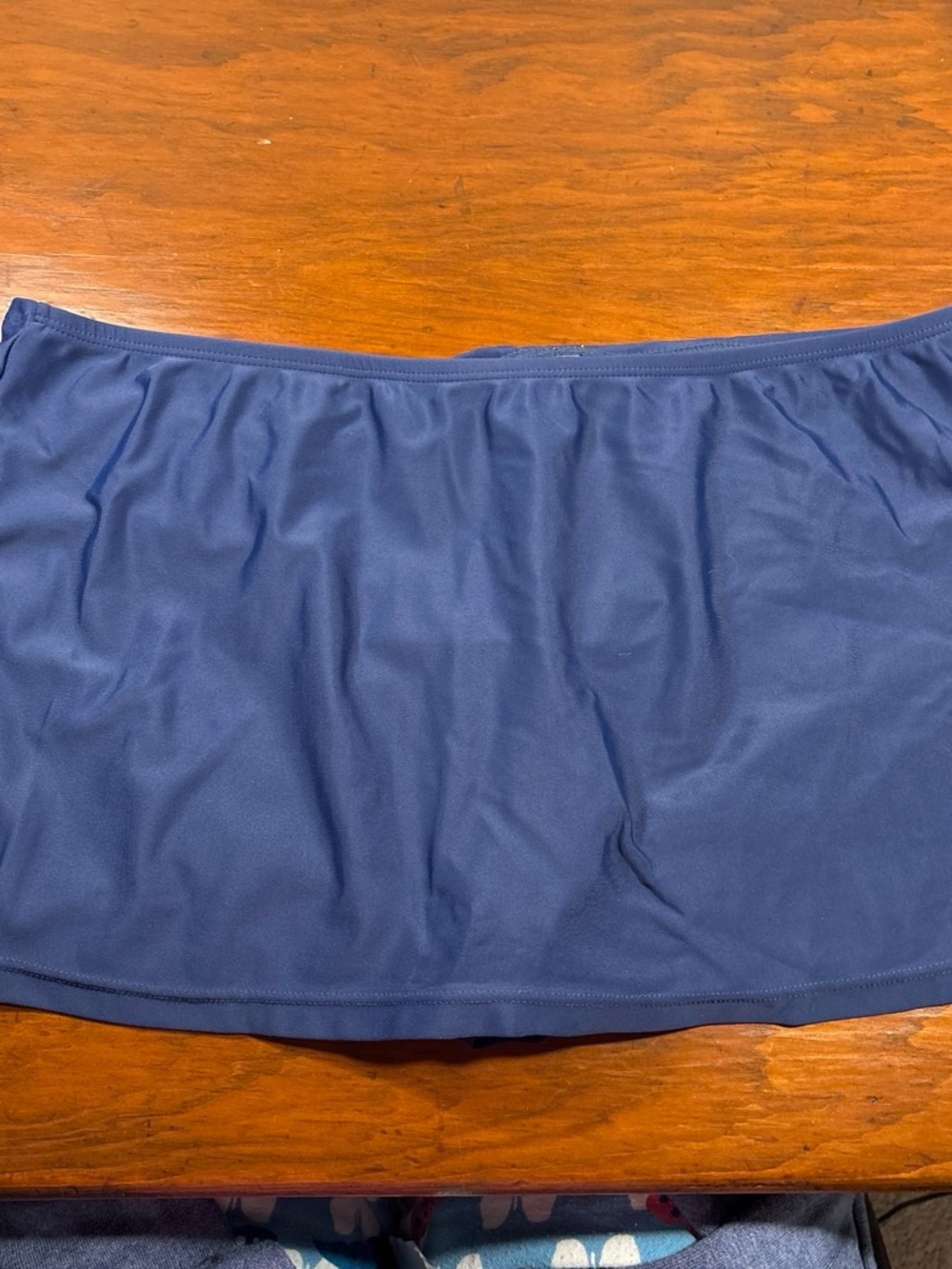 Women's Navy Swim Skirt - Classic Solid Color size 10